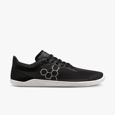 Vivobarefoot Men's Geo Racer II Vegan Shoes - Obsidian USA [KMP570329]